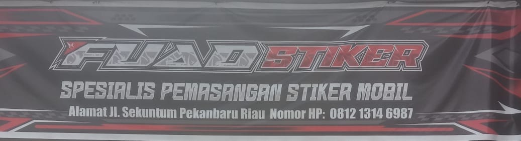 Fuad Stiker - Spesialis Pemasangan Stiker Mobil Pekanbaru