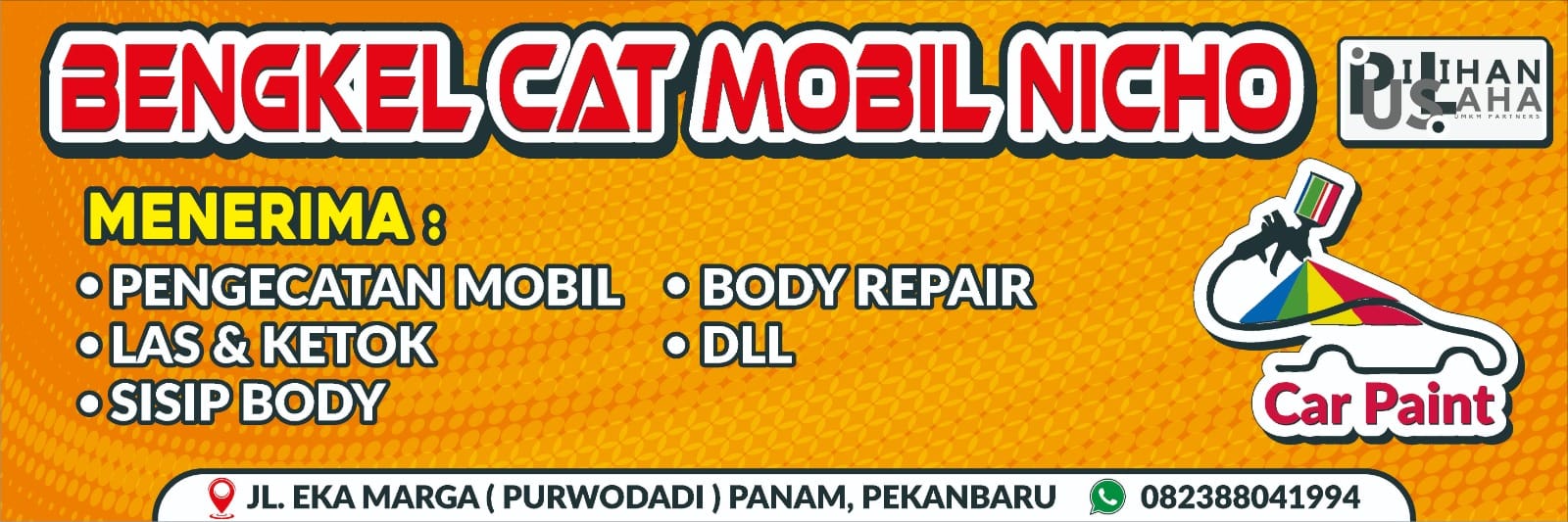 Bengkel Cat Nicho - Bengkel Cat Mobil Terbaik di Panam, Pekanbaru