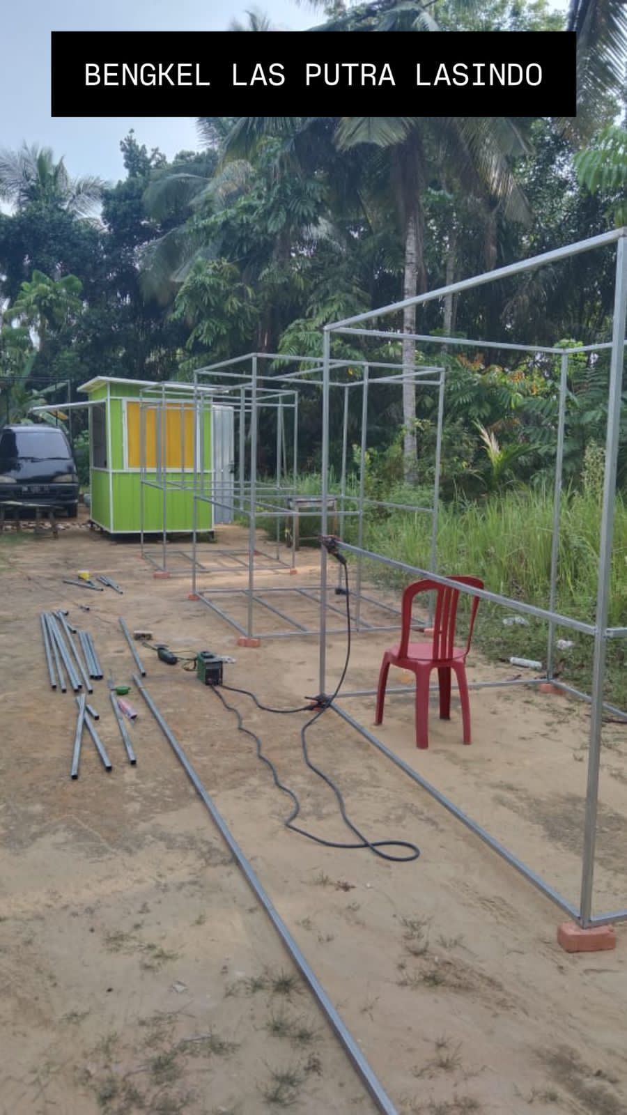 Bengkel Las Putra Lasindo – Spesialis Booth Container & Konstruksi Besi Pekanbaru