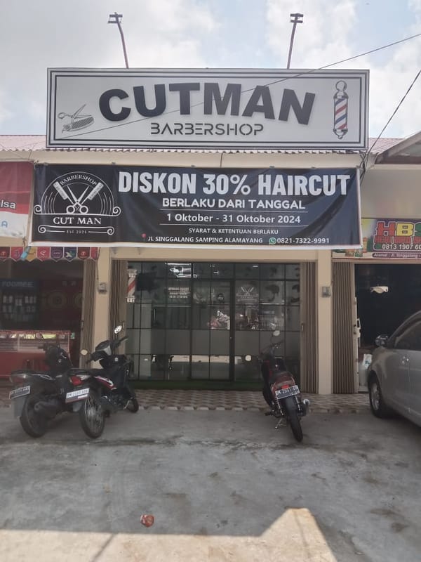 Cutman Barbershop - Barbershop Terdekat Pekanbaru