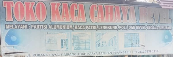 Toko Kaca Cahaya Bevel