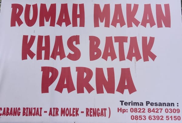 Rumah Makan Khas Batak Parna: Cita Rasa Otentik Khas Batak di Pekanbaru