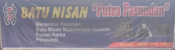 Batu Nisan Putra Pesundan - Tukang Batu Nisan Pekanbaru