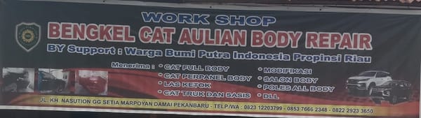 Aulian Body Repair - Bengkel Spesialis Cat dan Body Repair Pekanbaru
