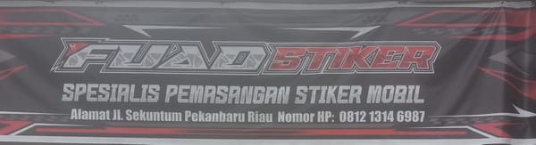 Fuad Stiker - Spesialis Pemasangan Stiker Mobil Pekanbaru