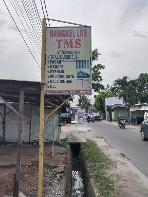 Bengkel Las TMS – Spesialis Las Besi & Stainless di Marpoyan Damai