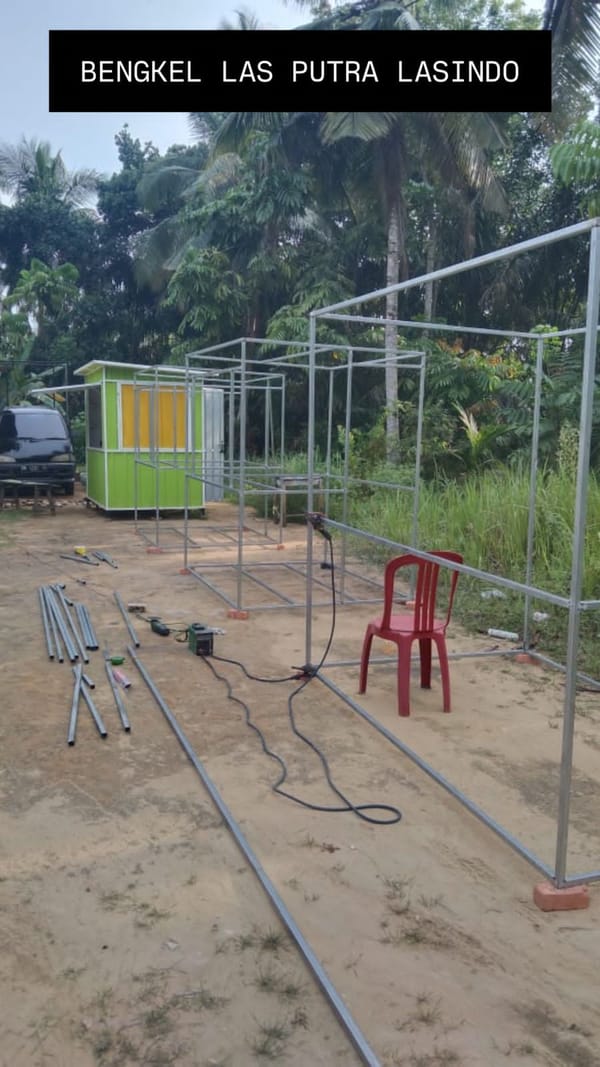Bengkel Las Putra Lasindo – Spesialis Booth Container & Konstruksi Besi Pekanbaru